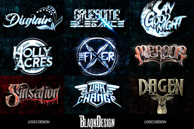 I will design a logo for your alternative rock band