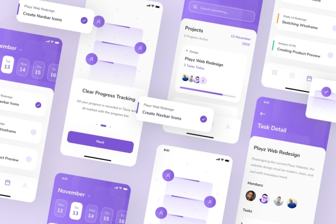 I will design a modern and stunning uiux for mobile app