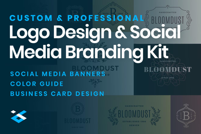 I will design a professional logo and social media branding kit