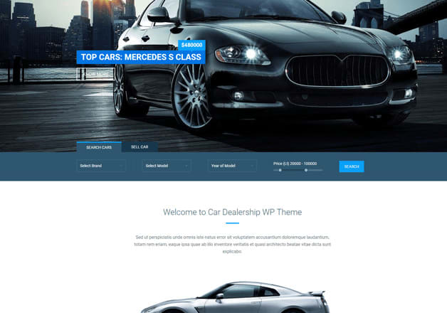 I will design a professional website for your car dealer and airplane