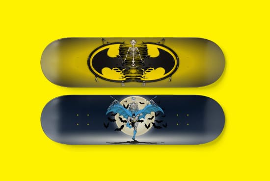 I will design a skateboard, surfboard, snowboard and sup board graphics