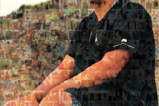 I will design a stunning, photo mosaic portraits