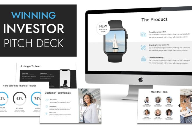 I will design a winning investor or startup pitch deck