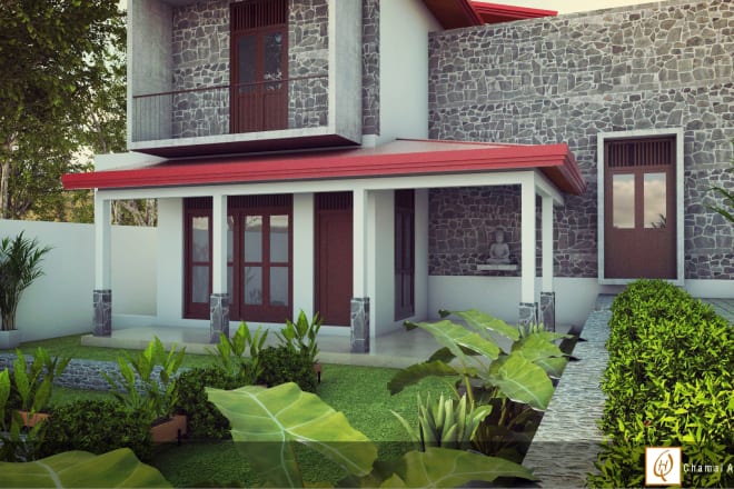 I will design amazing 3d exterior house model