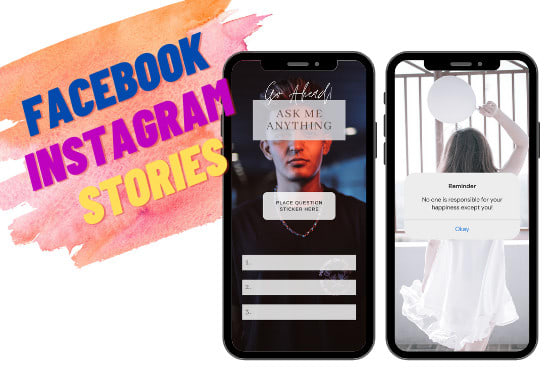 I will design amazing instagram and facebook stories for you