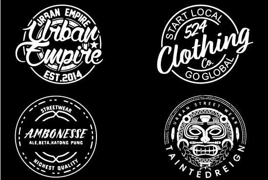 I will design an urban logo for your street wear or clothing brand