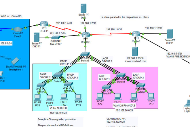 I will design and configuration of cisco ccna networks in packet tracert, gns3