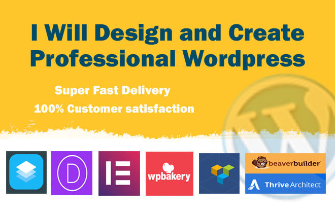I will design and create professional wordpress and woocommerce store