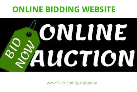 I will design and develop bidding auction website