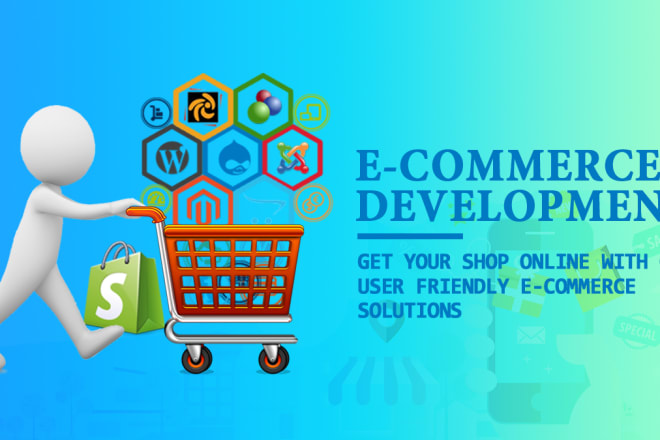 I will design and develop ecommerce online store website