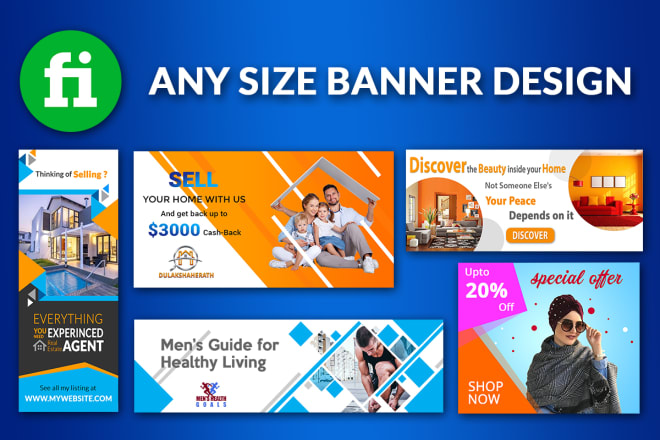 I will design any size banner