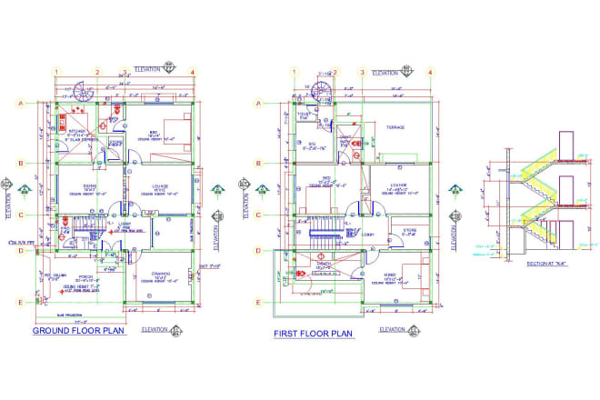 I will design architectural drawings using autocad 2d and 3d
