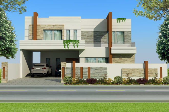 I will design architectural plans sections elevations and 3d rendered models