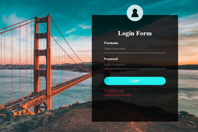 I will design attractive and demanding login pages