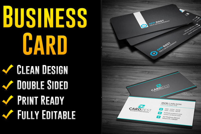 I will design attractive business card