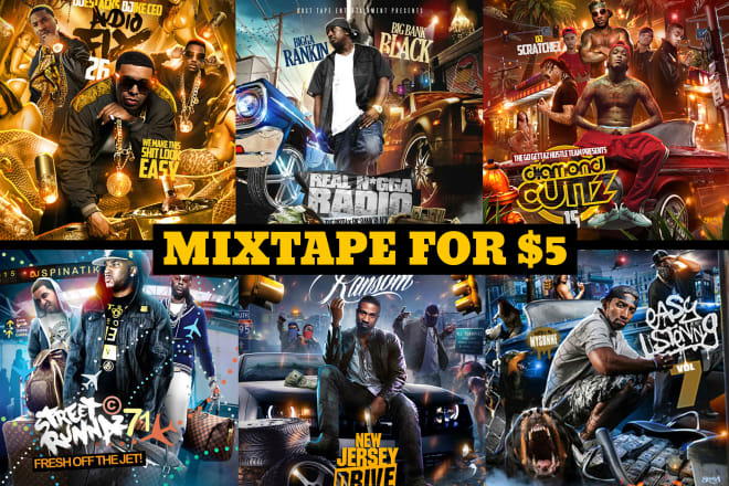 I will design attractive mixtape covers and albums