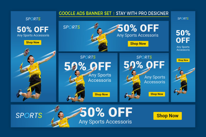 I will design awesome google banner ads or adwords