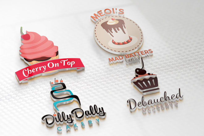 I will design bakery cupcake or coffee logo