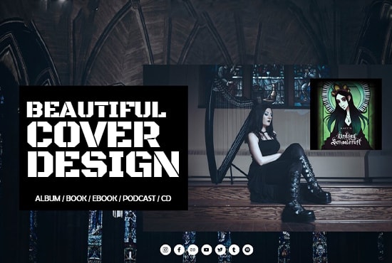 I will design beautiful covers for albums, books, ebooks, podcasts the smart way