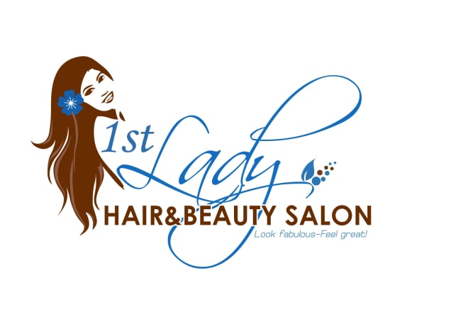 I will design beautiful salon logo with and vector file
