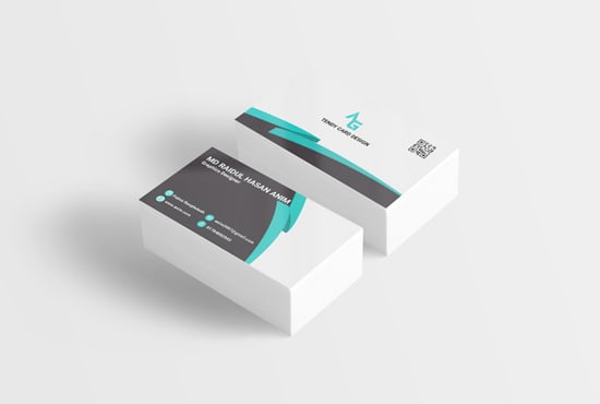 I will design beautiful trendy business card, letterhead and full stationery