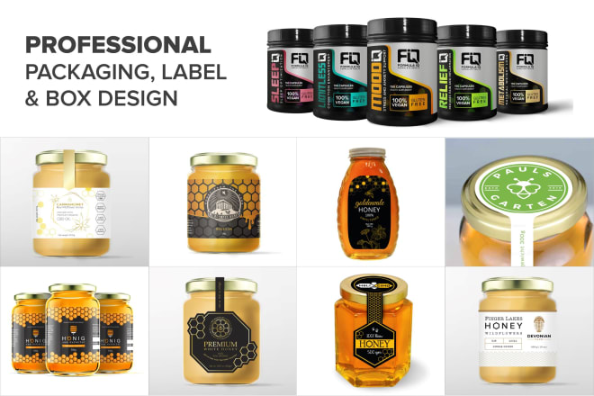 I will design bespoke pro packaging design for your product