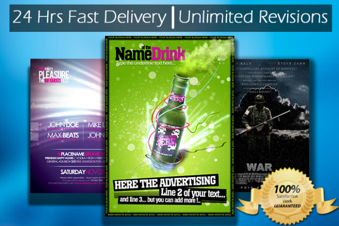I will design best poster ads, banner ads, flyer for your business