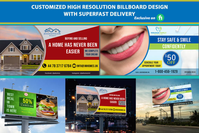 I will design billboard sandwich board yard sign backdrop banner