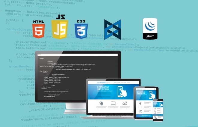 I will design bootstrap jquery ajax HTML5 website