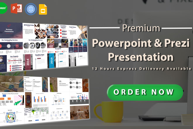I will design business animated powerpoint and prezi presentation