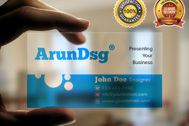 I will design business card and do 5 realistic mockups