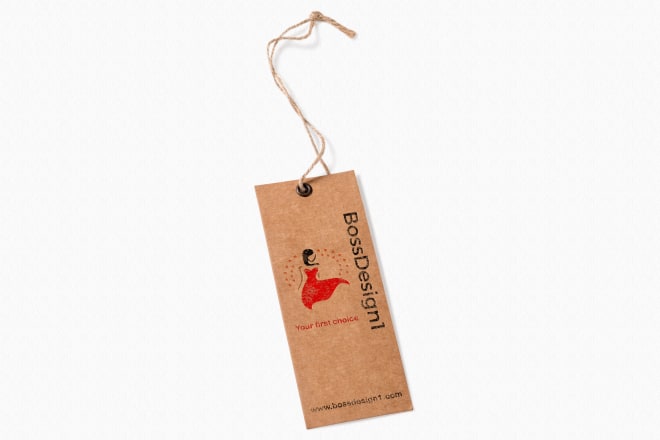 I will design care label hang tag and clothing label design