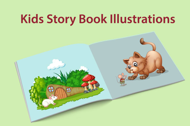 I will design cartoon character t shirts and children books illustration
