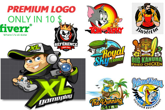 I will design cartoon logo and mascot of your self and choice