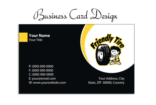 I will design catchy business card