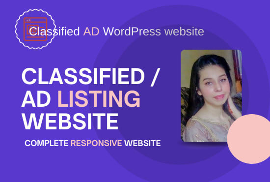 I will design classified or ad listing wordpress website