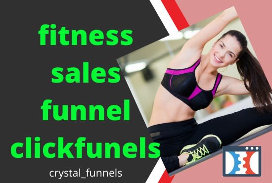 I will design converting fitness sales funnel in clickfunnel