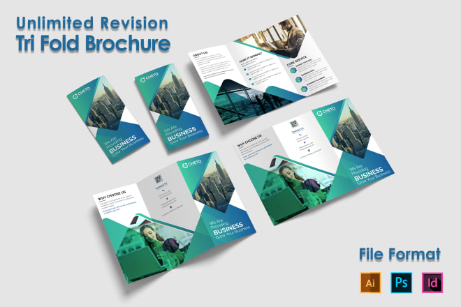 I will design corporate brochure trifold, leaflet, flyer, catalog within 5 hours