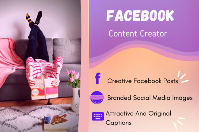 I will design creative and attractive facebook content