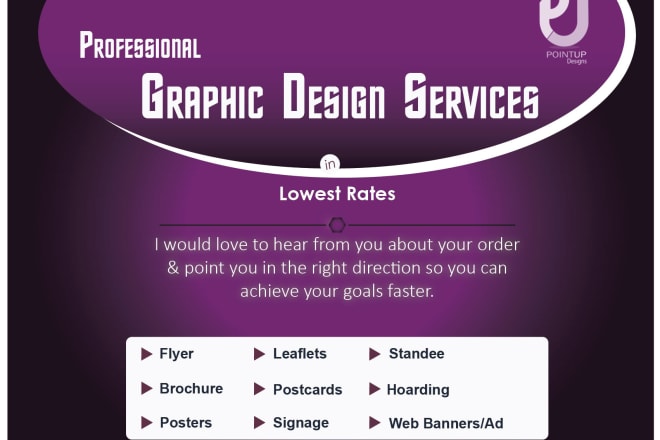 I will design creative flyer, brochure, poster and leaflet for you