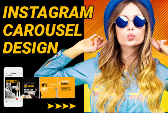 I will design creative instagram carousels for you