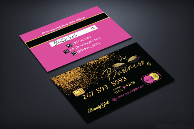 I will design credit card style business card for your business