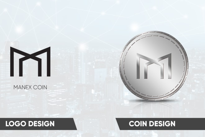 I will design cryptocurrency logo, coin design, and website design