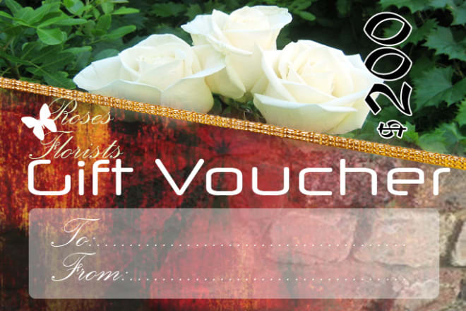 I will design custom gift vouchers,coupons,certificates,cards