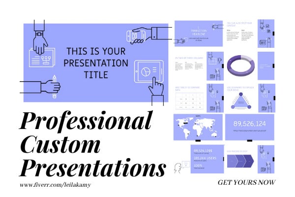 I will design custom presentations and online webinars