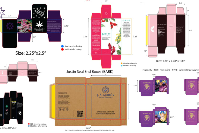 I will design custom product packaging boxes