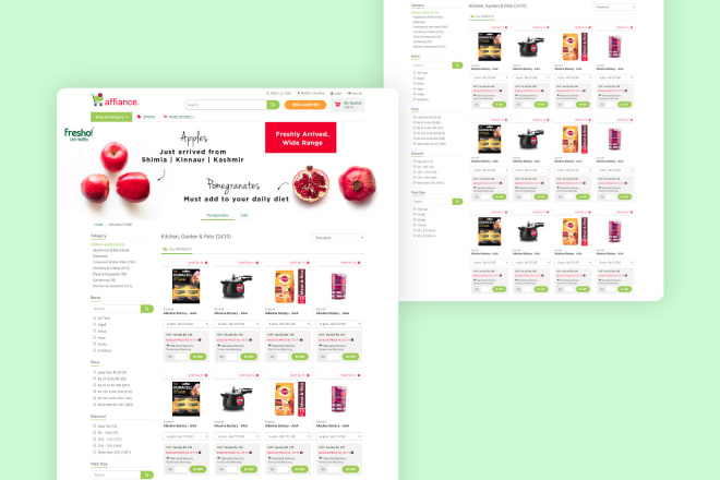 I will design, develop ecommerce website, online store via angular