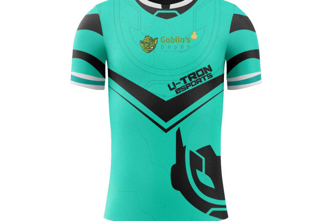 I will design e sports sublimation customized jersey hoodie and t shirt