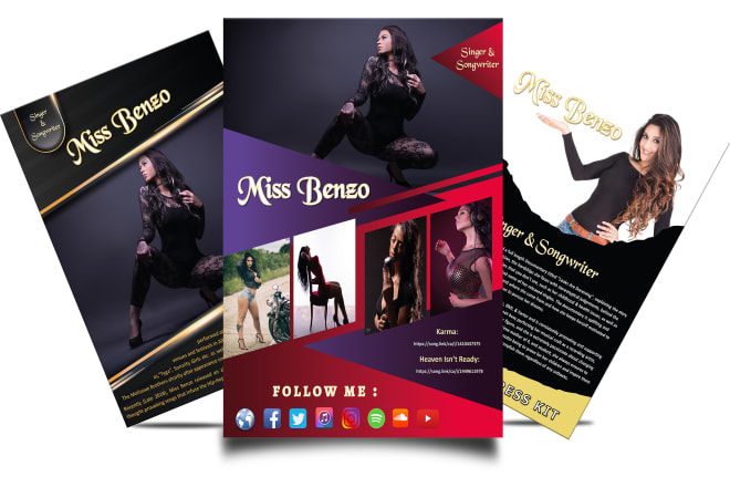 I will design electronic press kit, media kit with hyperlink enabled