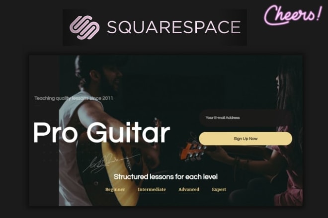 I will design elegant squarespace website redesign ecommerce store